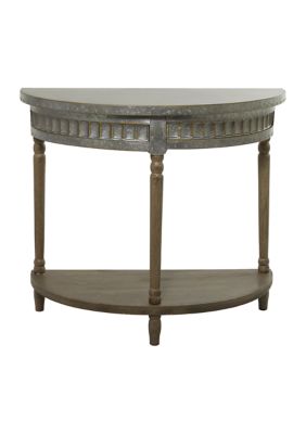 Farmhouse Metal Console Table