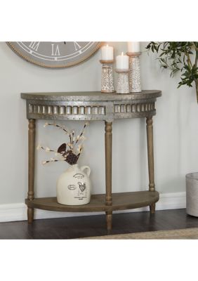 Farmhouse Metal Console Table