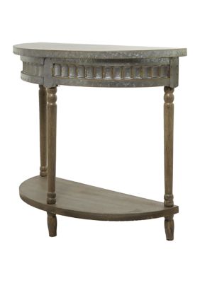 Farmhouse Metal Console Table