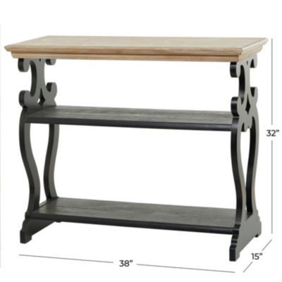 Farmhouse Wood Console Table