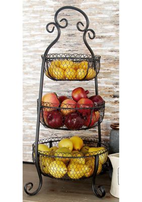 Farmhouse Metal Tiered Server