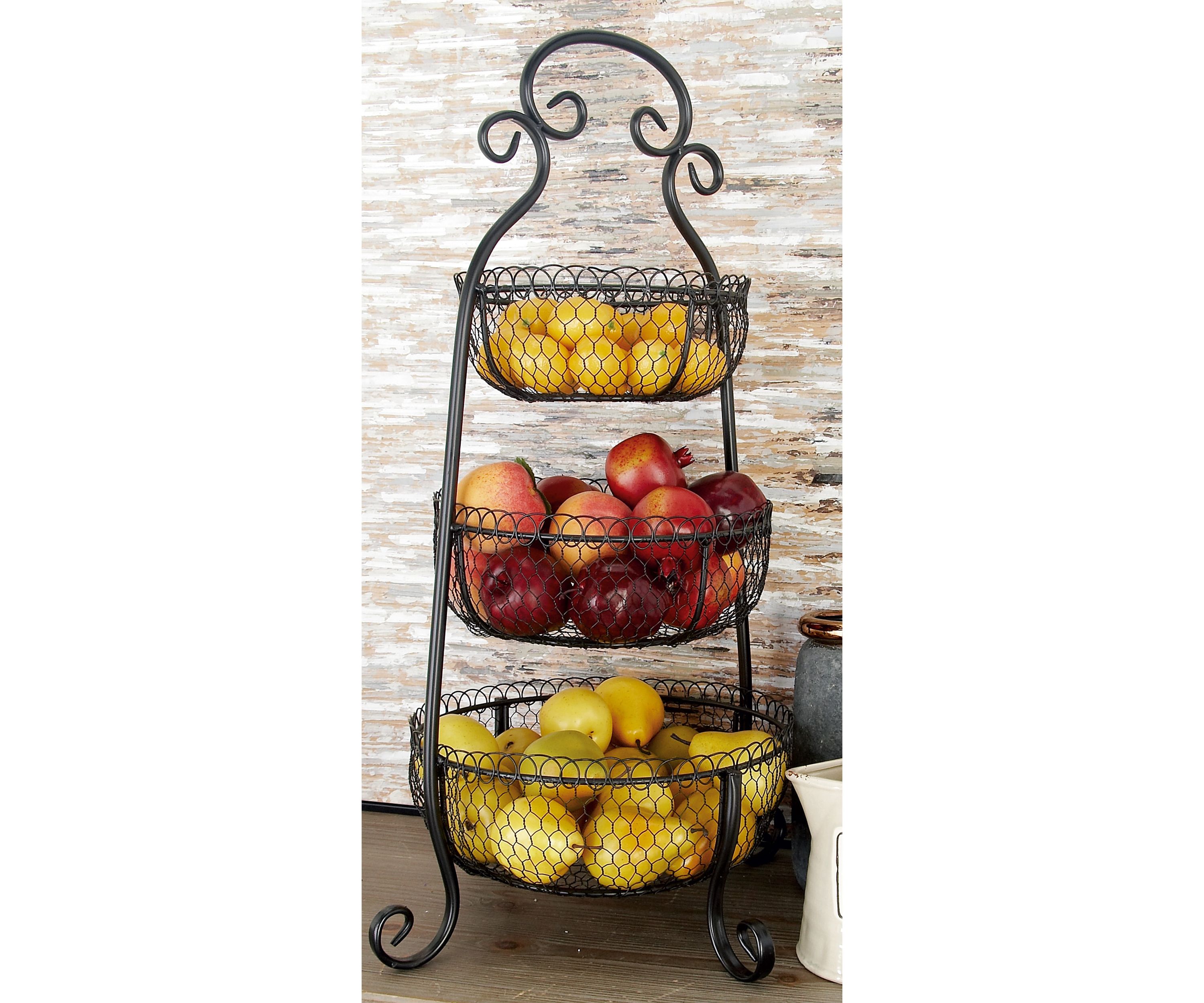 Farmhouse Metal Tiered Server