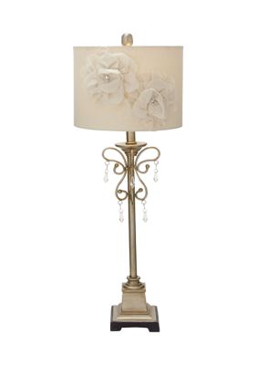 Glam Metal Buffet Lamp - Set of 2