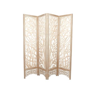 Modern Farmhouse Wooden Room Divider Screen