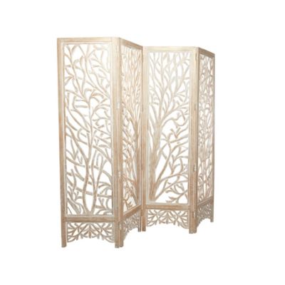 Modern Farmhouse Wooden Room Divider Screen