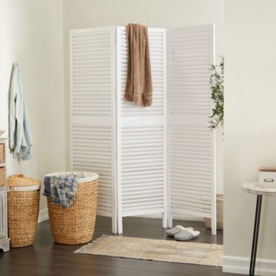 Modern Farmhouse Wooden Room Divider Screen