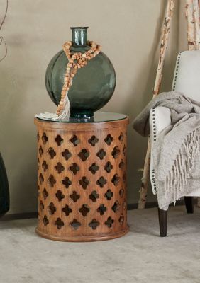 Rustic Mango Wood Accent Table