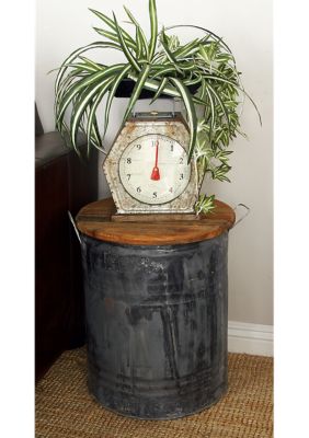 Farmhouse Metal Accent Table