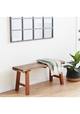 Monroe Lane Industrial Wood Bench