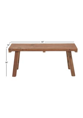 Industrial Wood Bench