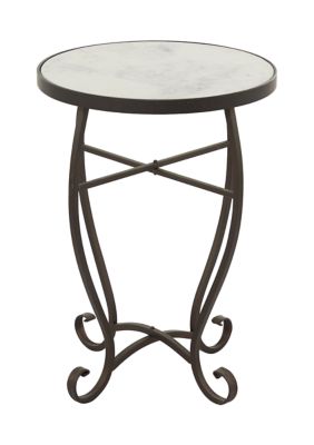 Traditional Metal Accent Table