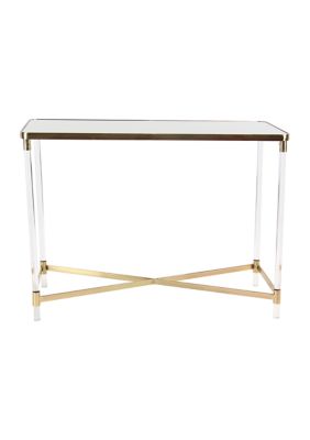 Contemporary Metal Console Table