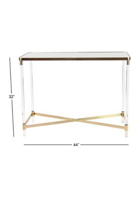 Contemporary Metal Console Table