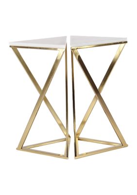 Contemporary Metal Accent Table - Set of 2