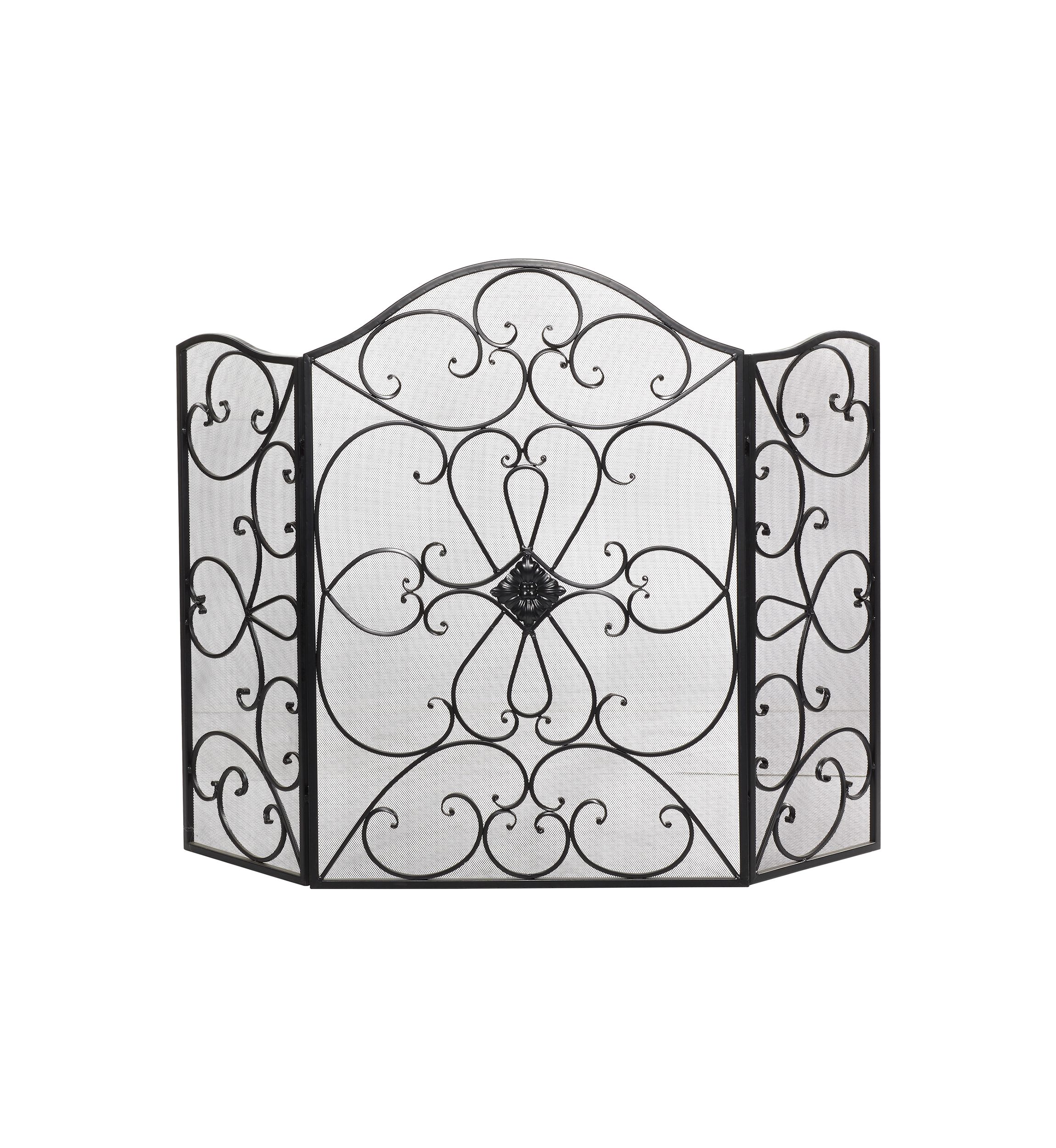 Traditional Metal Fireplace Screen