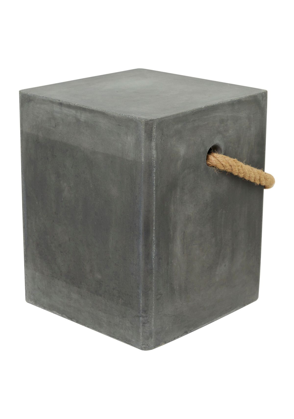 Contemporary Magnesium Oxide Outdoor Accent Table