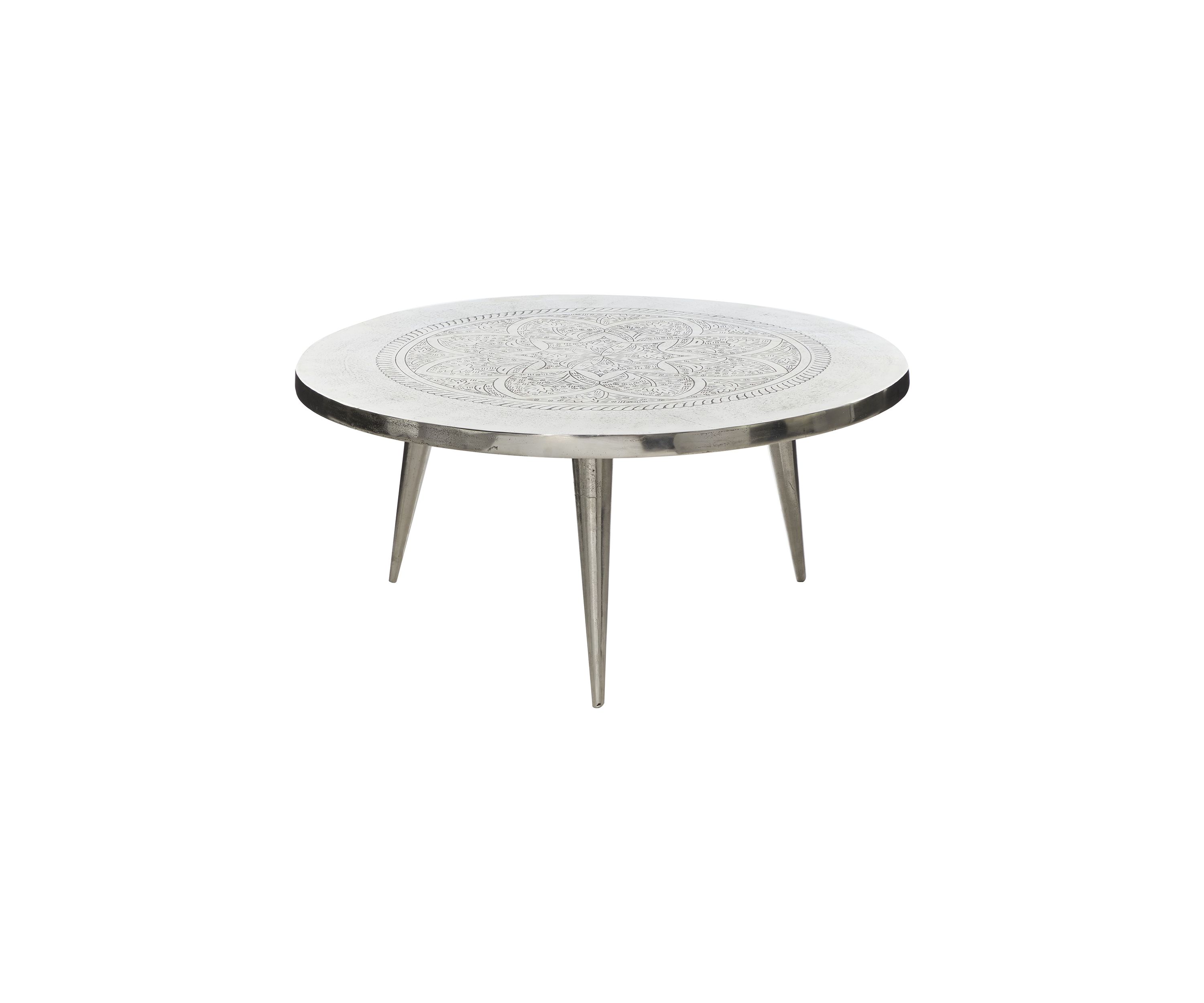 Traditional Aluminum Metal Coffee Table