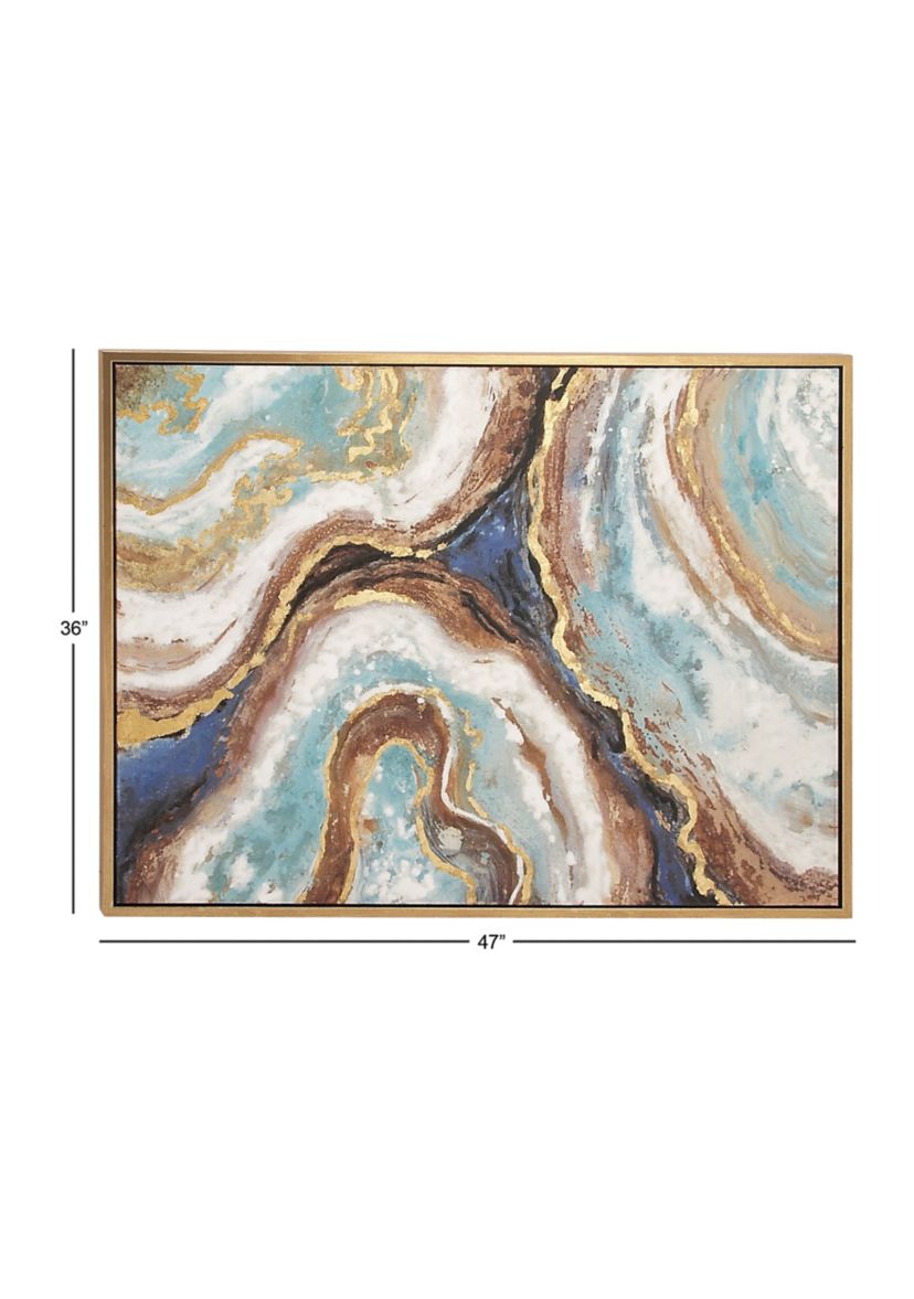 Glam Canvas Framed Wall Art