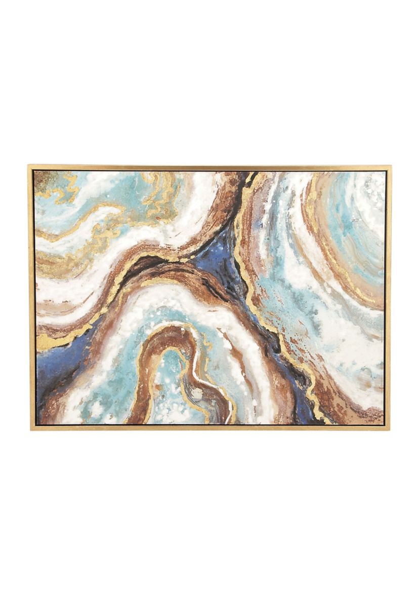 Glam Canvas Framed Wall Art