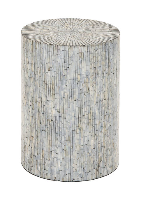Monroe Lane Contemporary Shell Accent Table