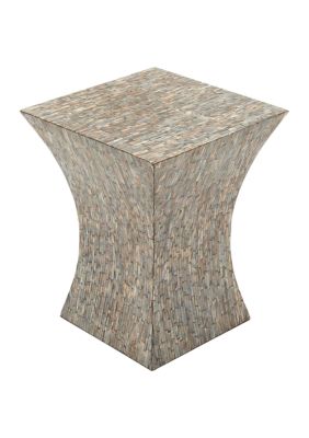 Contemporary Mother of Pearl Shell Accent Table