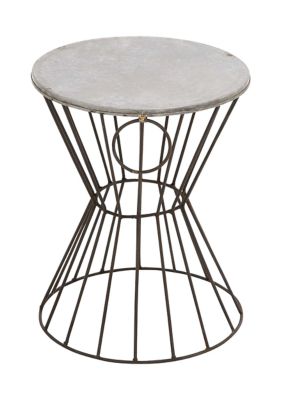 Farmhouse Metal Accent Table