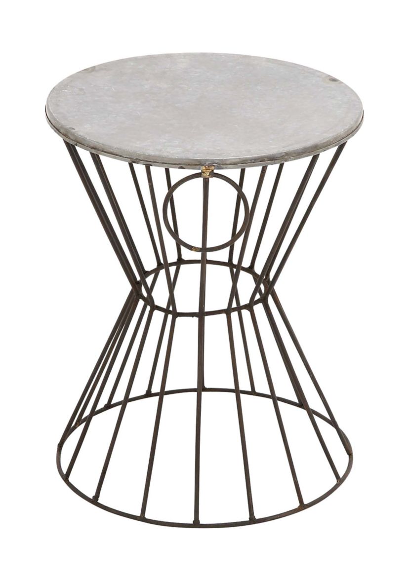 Farmhouse Metal Accent Table