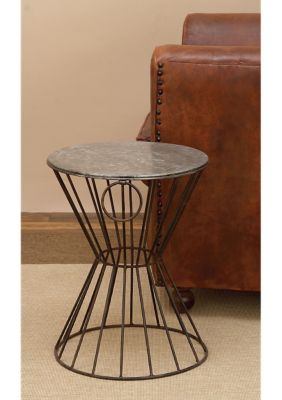 Farmhouse Metal Accent Table