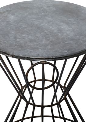 Farmhouse Metal Accent Table