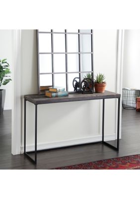 Contemporary Wood Console Table