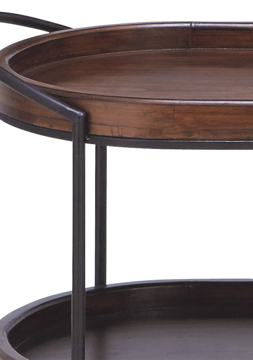 Traditional Wood Bar Cart