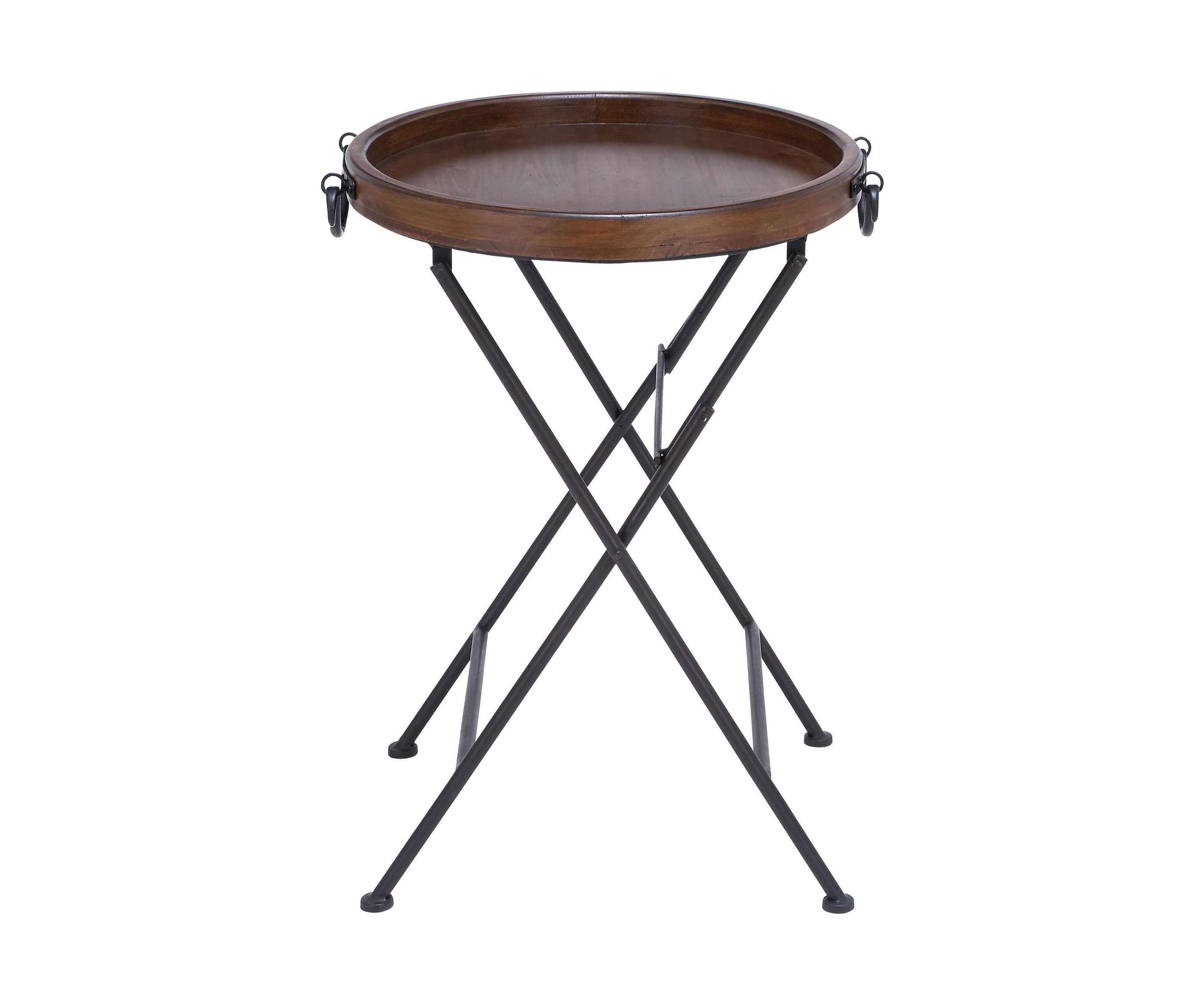 Traditional Metal Accent Table