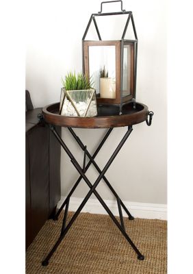 Traditional Metal Accent Table