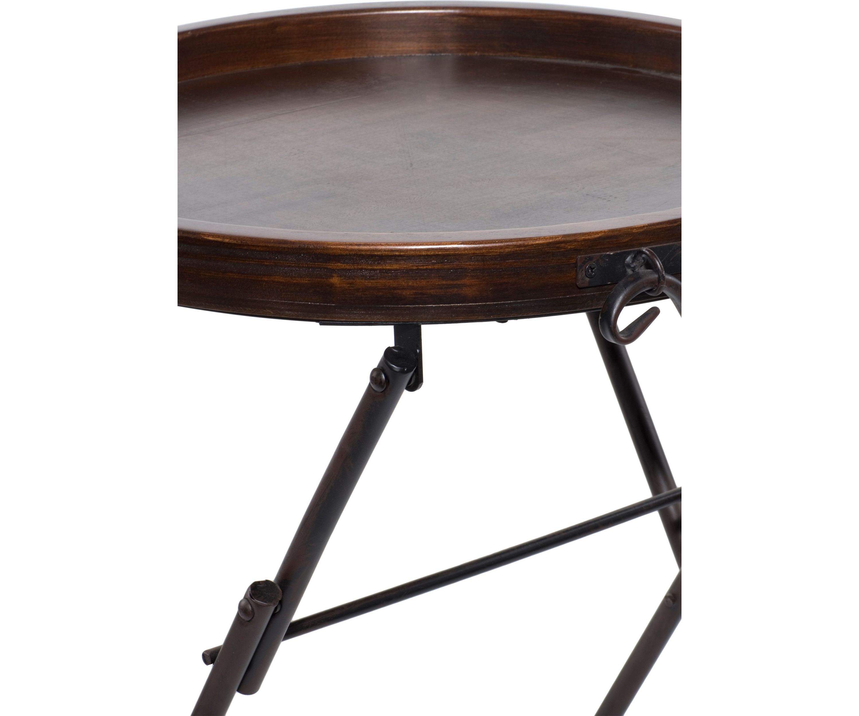 Traditional Metal Accent Table