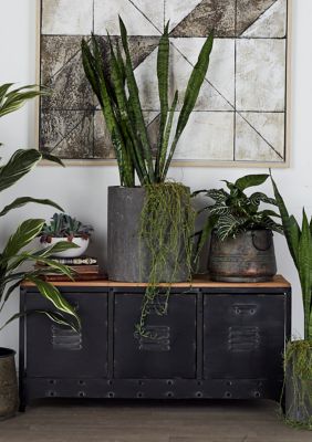 Industrial Metal Storage Bench