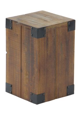 Farmhouse Wood Pedestal Table - Set of 5