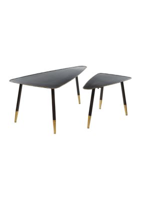 Modern Metal Accent Table - Set of 2