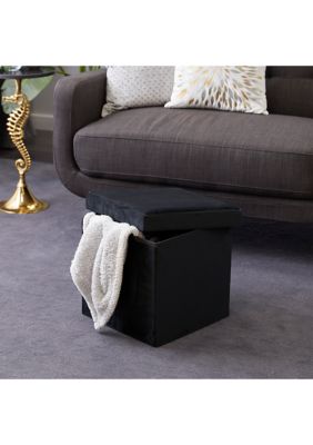 Modern Polyester Storage Stool