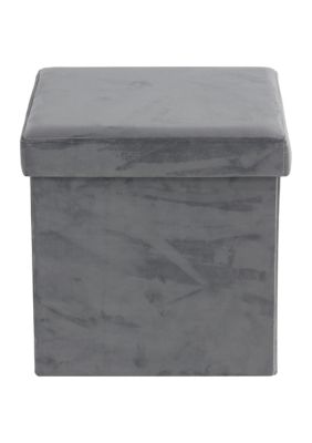 Modern Polyester Storage Stool