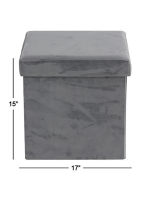 Modern Polyester Storage Stool