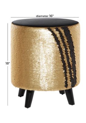 Contemporary Polyester Stool