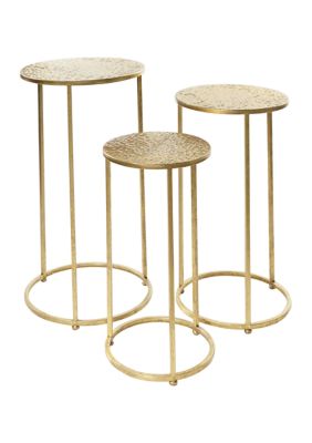 Glam Metal Accent Table - Set of 3
