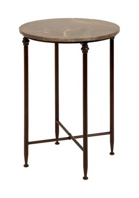 Traditional Metal Accent Table