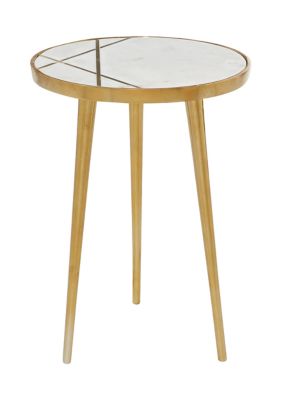 Modern Aluminum Metal Accent Table