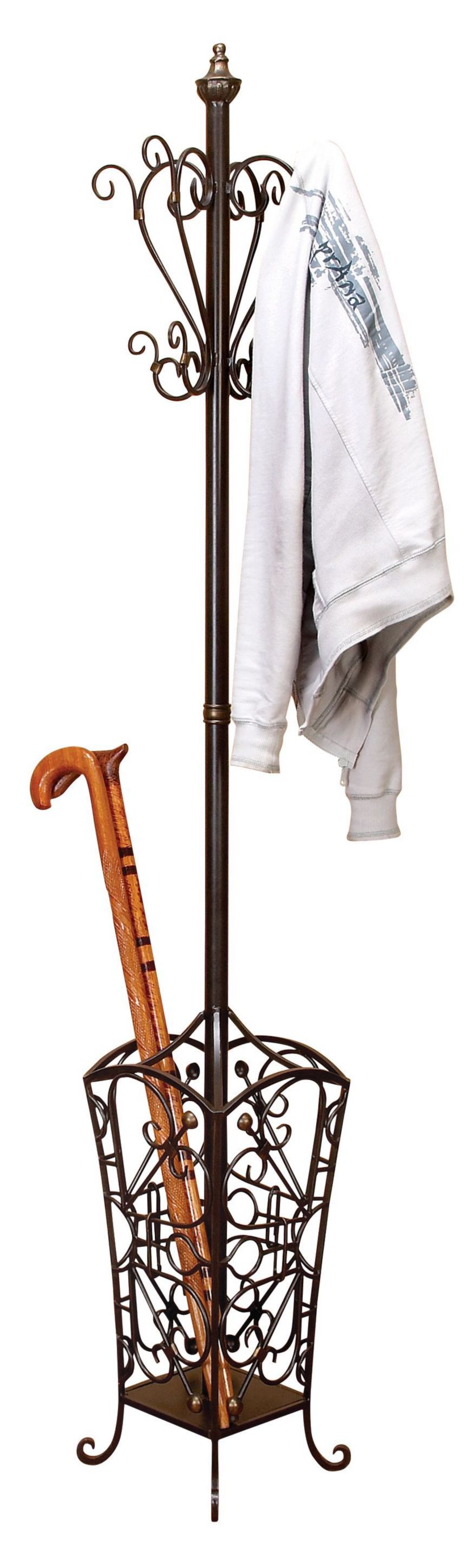 Traditional Metal Coat Rack