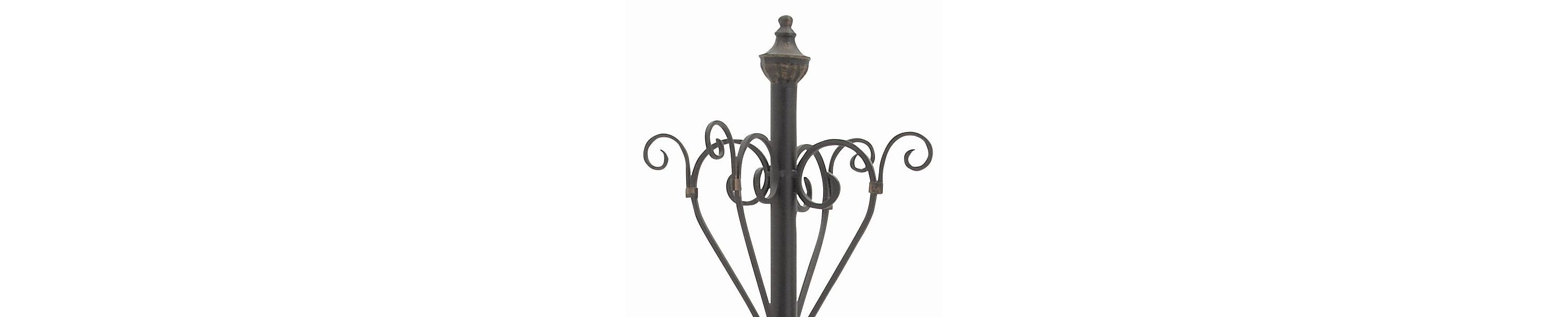 Traditional Metal Coat Rack