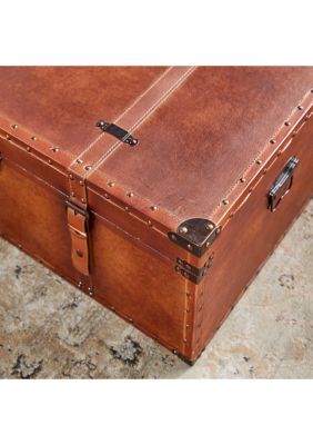 Rustic Wood Trunk - Set of 3