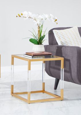 Modern Metal Accent Table