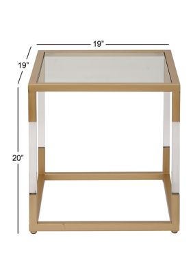 Modern Metal Accent Table