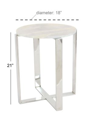 Modern Marble Accent Table